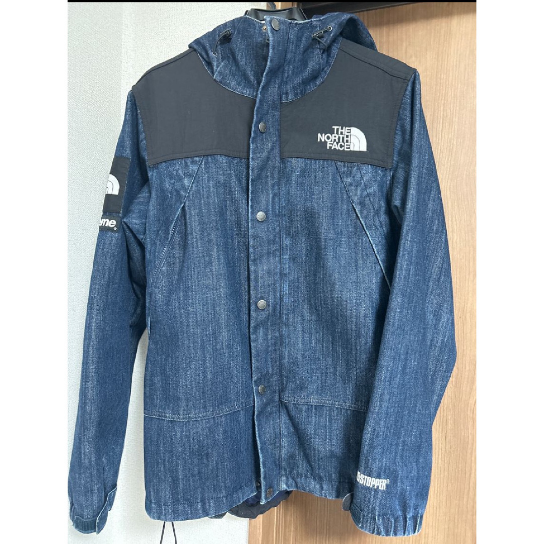 supreme north face denim mountain Parker supreme north face denim mountain Parker