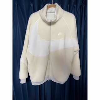 ナイキ(NIKE)の美品！NIKE ナイキ ボア スウッシュ  ボア ジャケット 3XL(ブルゾン)