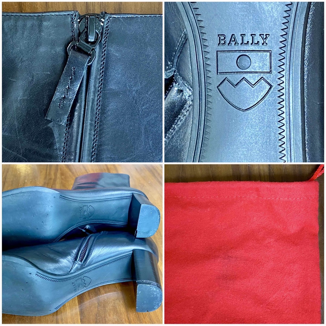 【革質が秀悦です!】Bally レザーブーツ イタリア製 23-23.5cm
