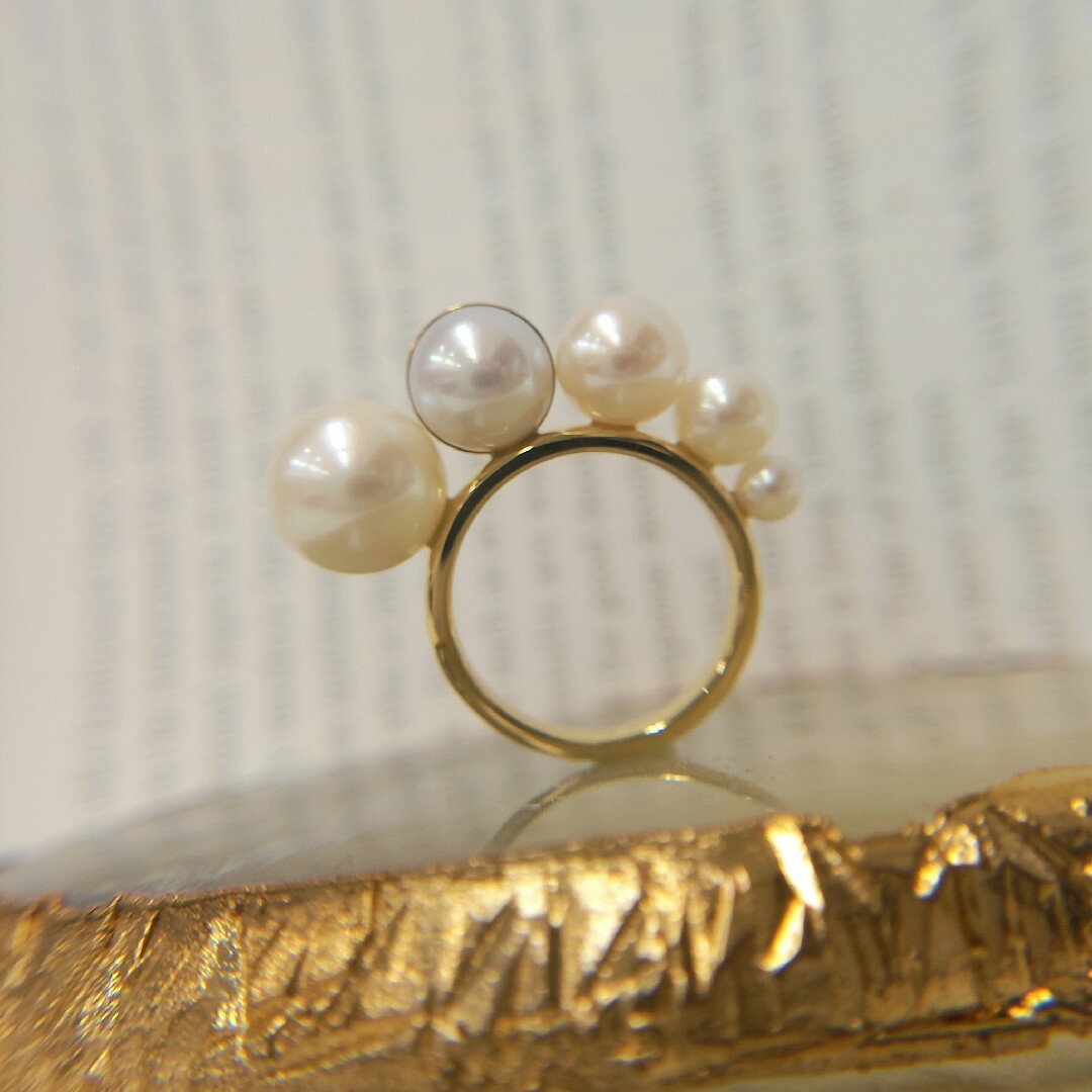 TASAKI(タサキ)のM/G　TASAKI　750（K18） パール　リング レディースのアクセサリー(リング(指輪))の商品写真