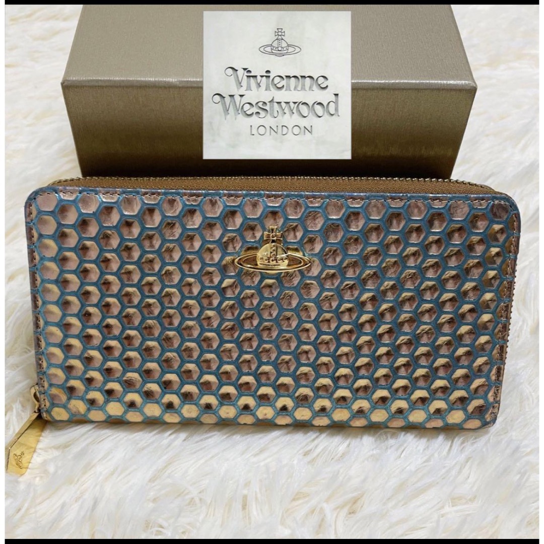 ★美品★希少品★Vivienne Westwood HONEY COMB 長財布