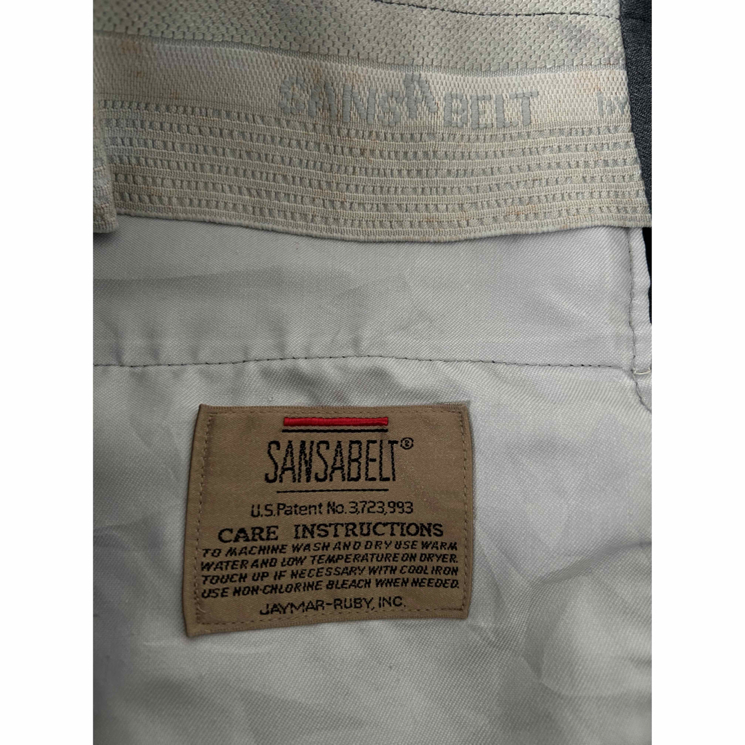 SANSABELT 80's古着　スラックス　ワイドスラックス メンズのパンツ(スラックス)の商品写真