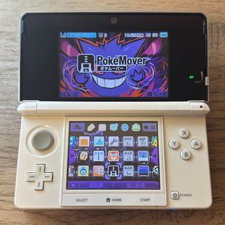 ニンテンドー3DS(ニンテンドー3DS)の3ds アイスホワイト ポケモンバンク ポケムーバー(携帯用ゲーム機本体)