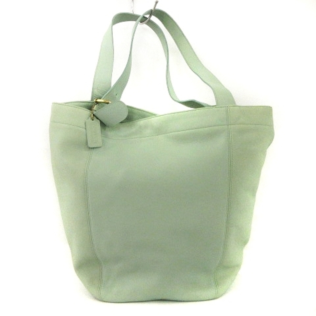 COACH(コーチ)のコーチ オールドコーチ トートバッグ ハンド レザー 薄緑 ライトグリーン 鞄 レディースのバッグ(トートバッグ)の商品写真