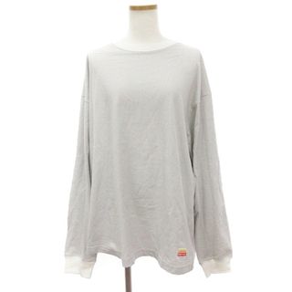 アザー(other)のジーンズファクトリー ペイデイ Tシャツ カットソー 長袖 ボーダー グレー L(カットソー(長袖/七分))