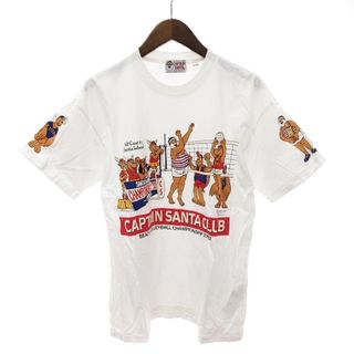 キャプテンサンタ(CAPTAIN SANTA)のキャプテンサンタ Tシャツ カットソー 半袖 丸首 プリント コットン 白 M(Tシャツ/カットソー(半袖/袖なし))