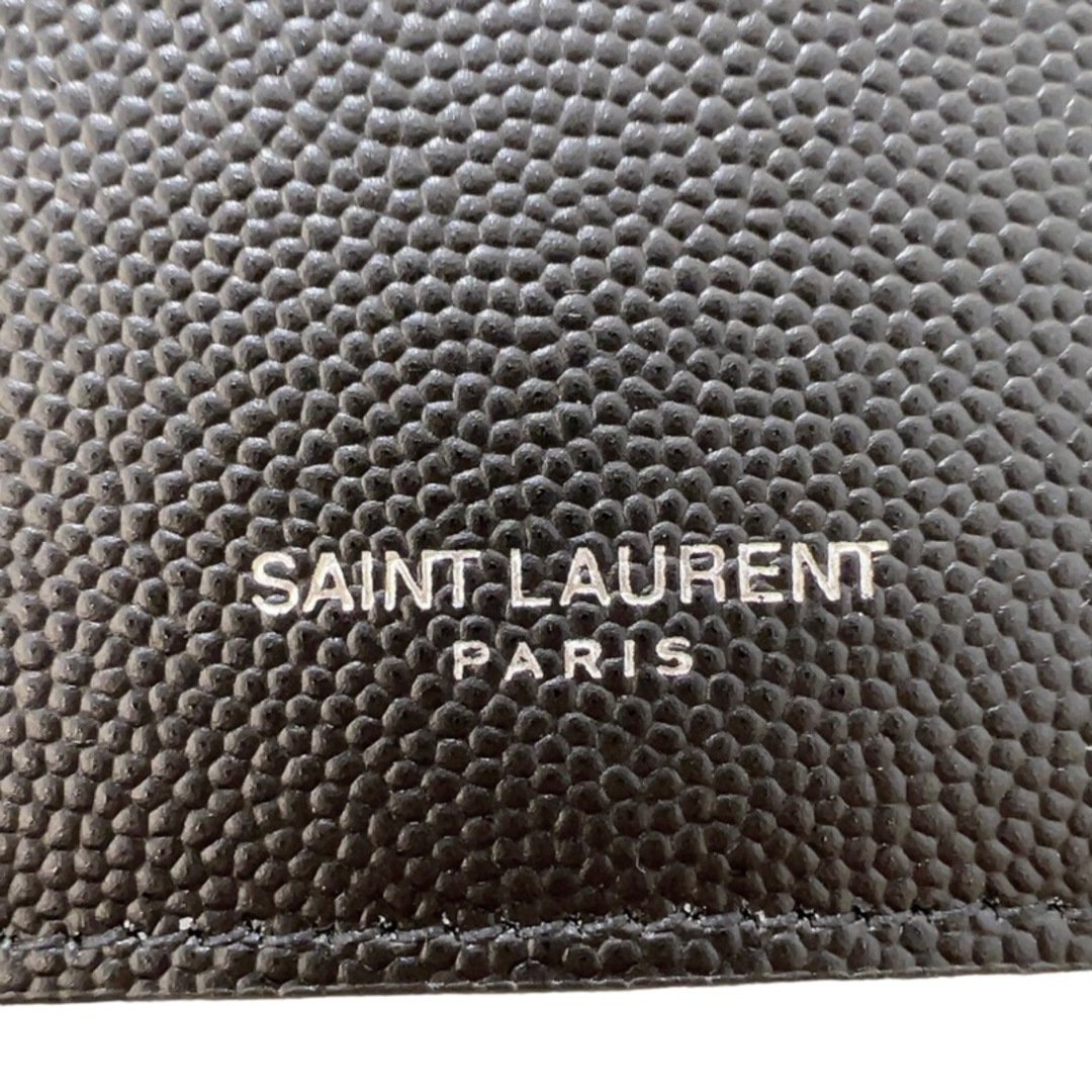 サンローラン SAINT LAURENT カードケース 469338 ブラック カーフスキンレザー ユニセックス カードケース 6