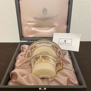 ウェッジウッド(WEDGWOOD)のウェッジウッド　ハイドホール　ティー　カップ&ソーサー(グラス/カップ)