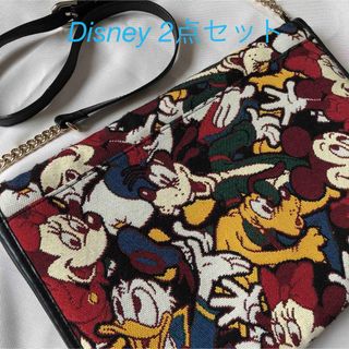 Disney moussy コラボバッグ　と Disney Park ストール(ショルダーバッグ)