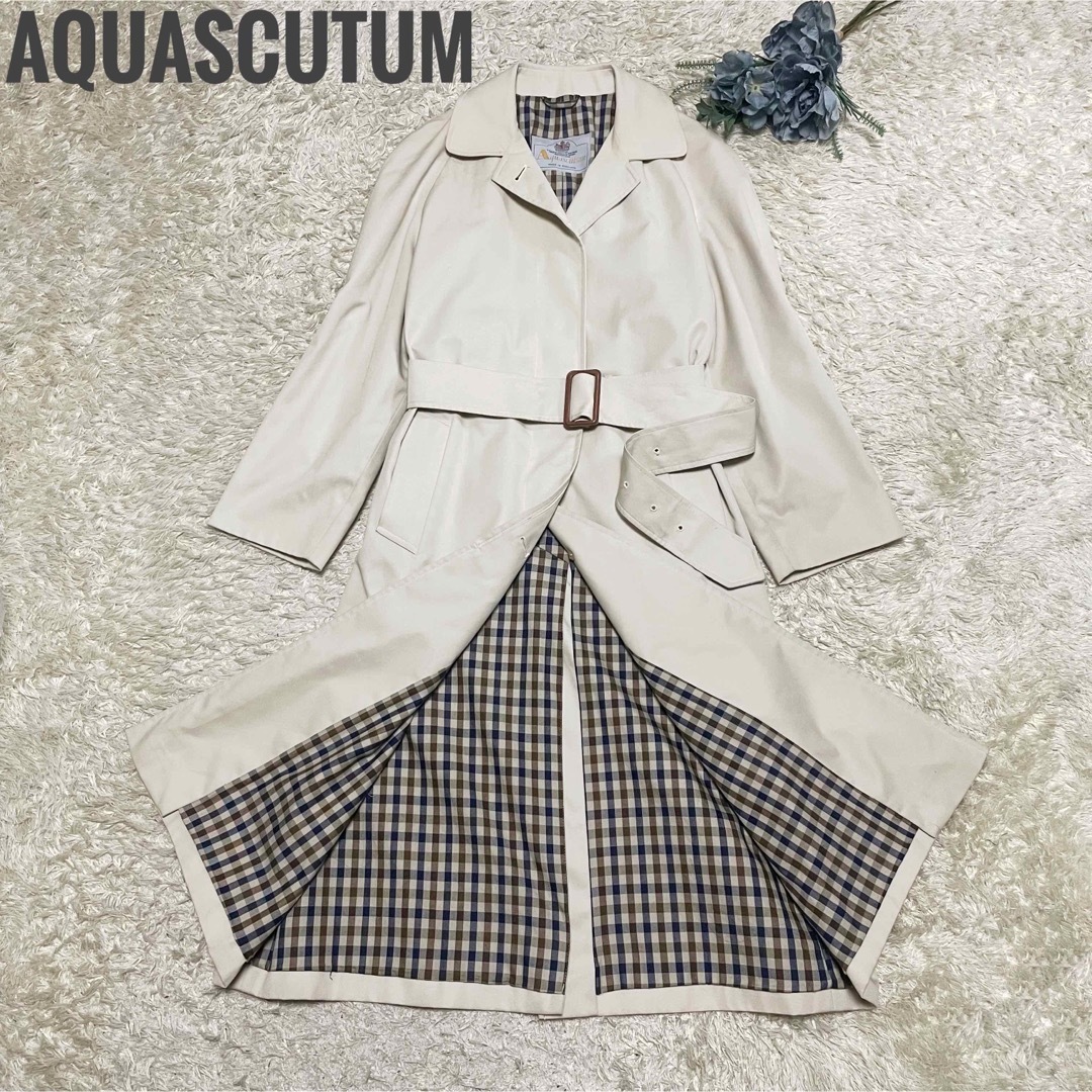 【極美品 60S 希少】Aquascutum ピュアキャメルヘア ケープコート