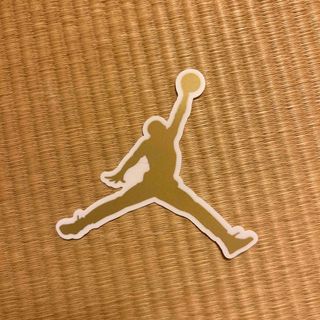 ナイキ(NIKE)のNIKE  JORDAN ゴールド ステッカー シール(その他)