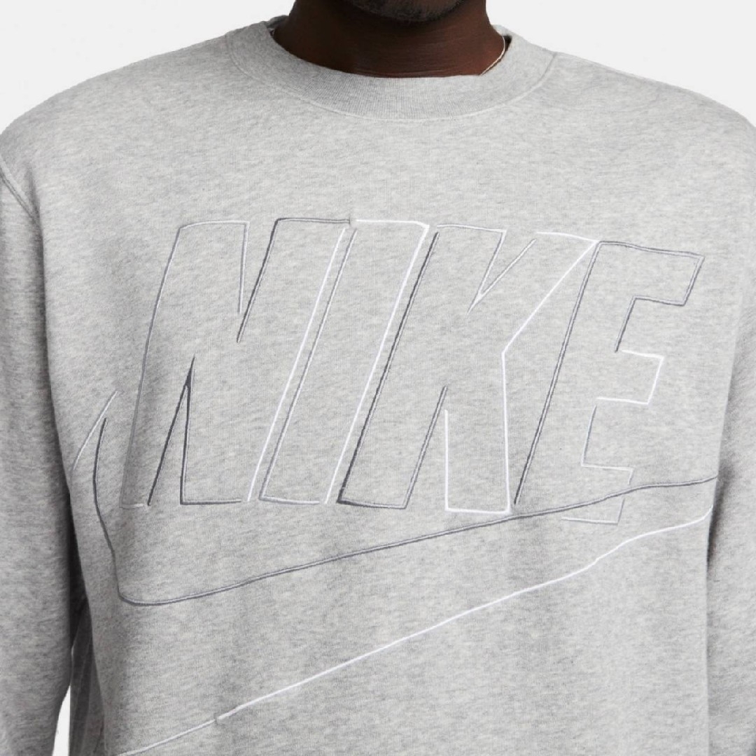 【デザイン良】ナイキ NIKE トレーナー スウェット デカロゴ Lサイズ