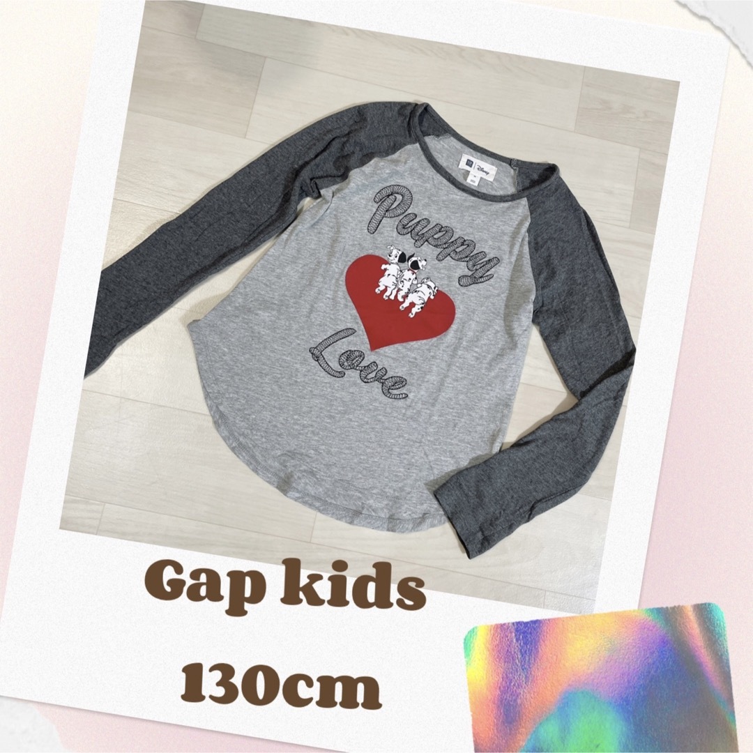 GAP Kids(ギャップキッズ)のGap kids 101匹わんちゃん ロンT 130cm キッズ/ベビー/マタニティのキッズ服女の子用(90cm~)(Tシャツ/カットソー)の商品写真