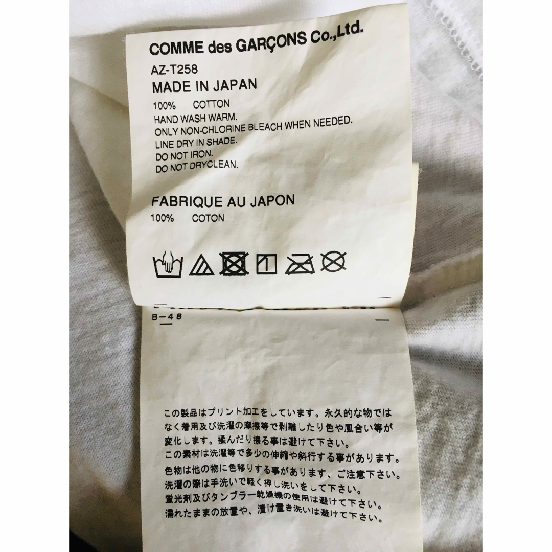 COMME des GARCONS(コムデギャルソン)の【名作★希少★Lサイズ】プレイコムデギャルソン 両袖 ロゴハート 長袖 Tシャツ メンズのトップス(Tシャツ/カットソー(七分/長袖))の商品写真