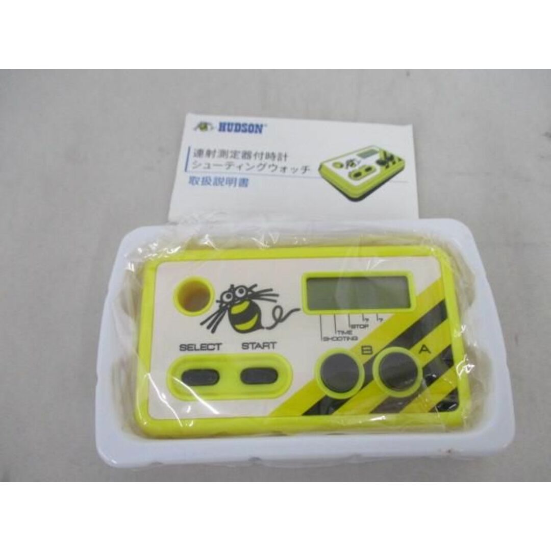 中古品 ハドソン 連射測定器付時計 シュウォッチ シューティング 中古品 ハドソン 連射測定器付時計 シュウォッチ シューティング