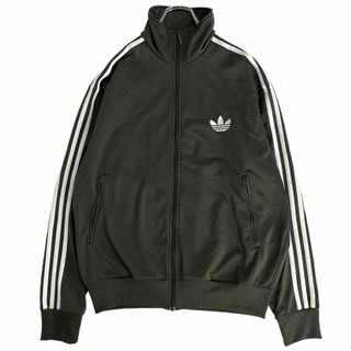 8952 adidas トラックジャケット　ファイヤーバード　カーキ　3L