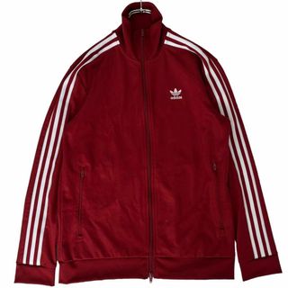 9368 adidas トラックジャケット　ベッケンバウアー　ダークレッド　L