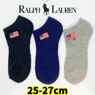 ポロ(POLO（RALPH LAUREN）)のポロ ラルフローレン  メンズ　ソックス 3足セット　25-27cm(ソックス)