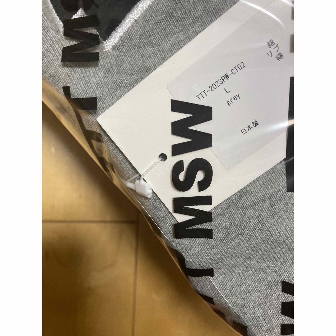 TTT MSW logo hoodie gray Lサイズ 新品 未使用