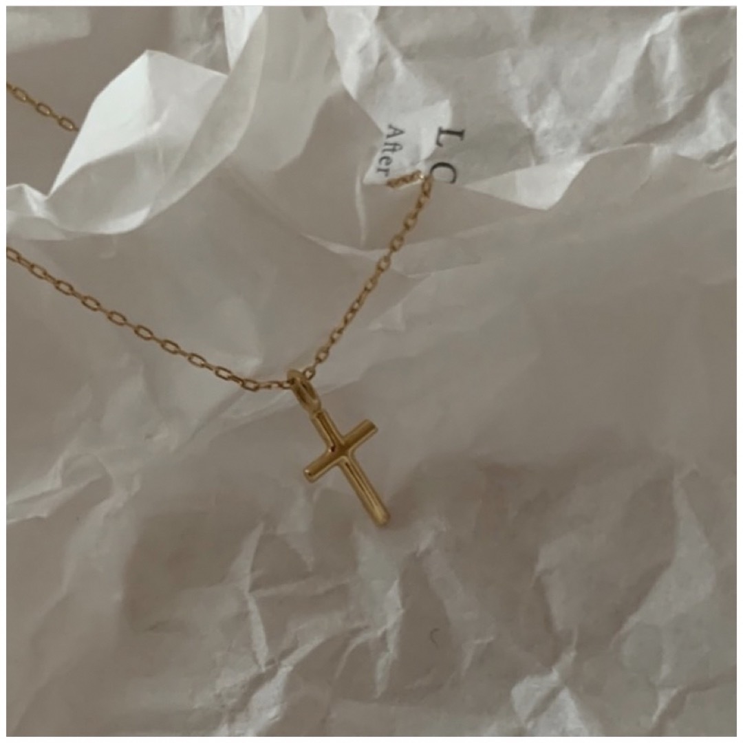 LORO k18 cross necklace 1117 ネックレス