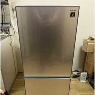 SHARP 2ドア冷凍冷蔵庫 SJ-GD14C-B 2016