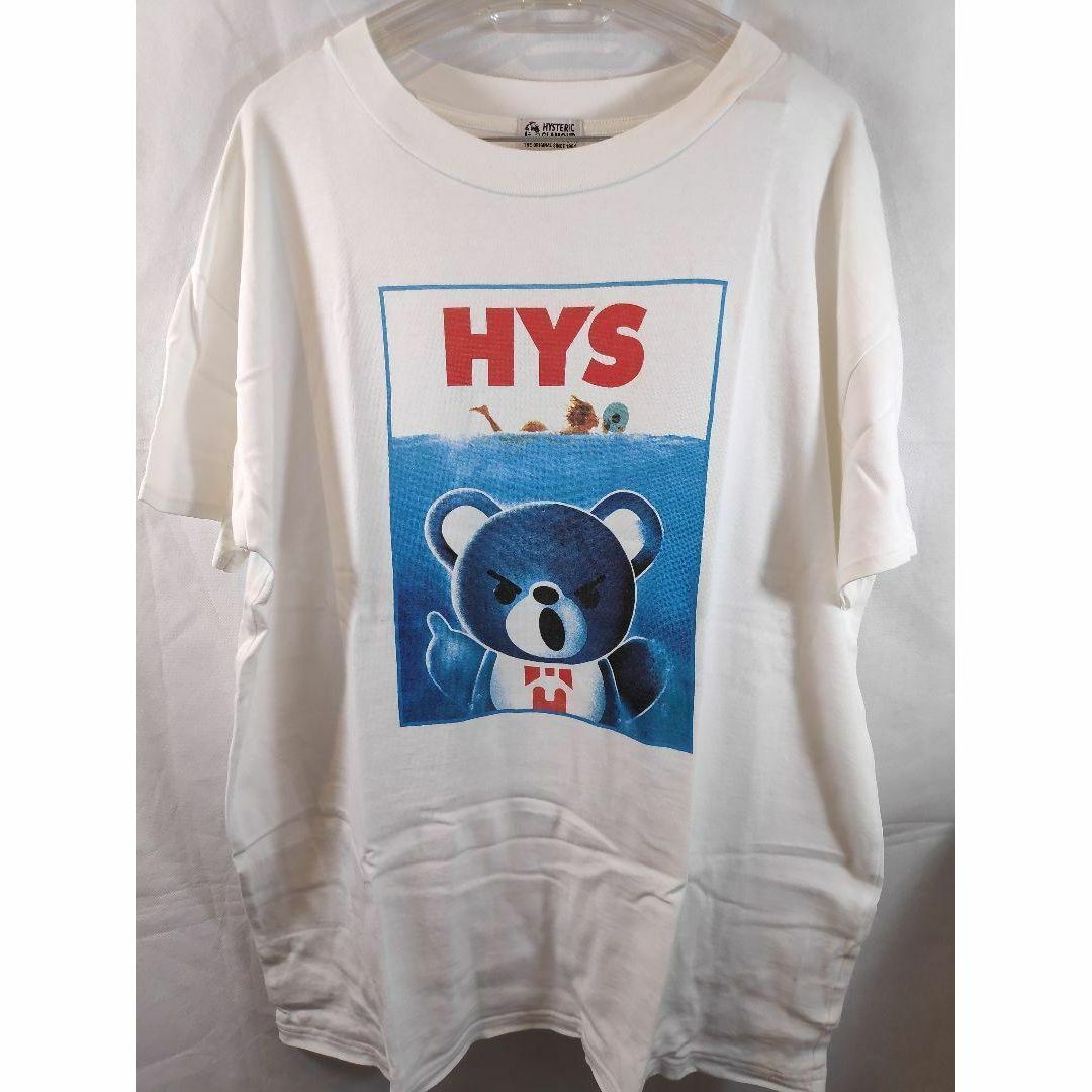 HYSTERIC GLAMOUR ベア　熊　Tシャツ　フリーサイズ　ホワイト