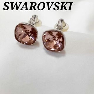 SWAROVSKI   スワロフスキー ピンク ストーン スクエア クリスタル