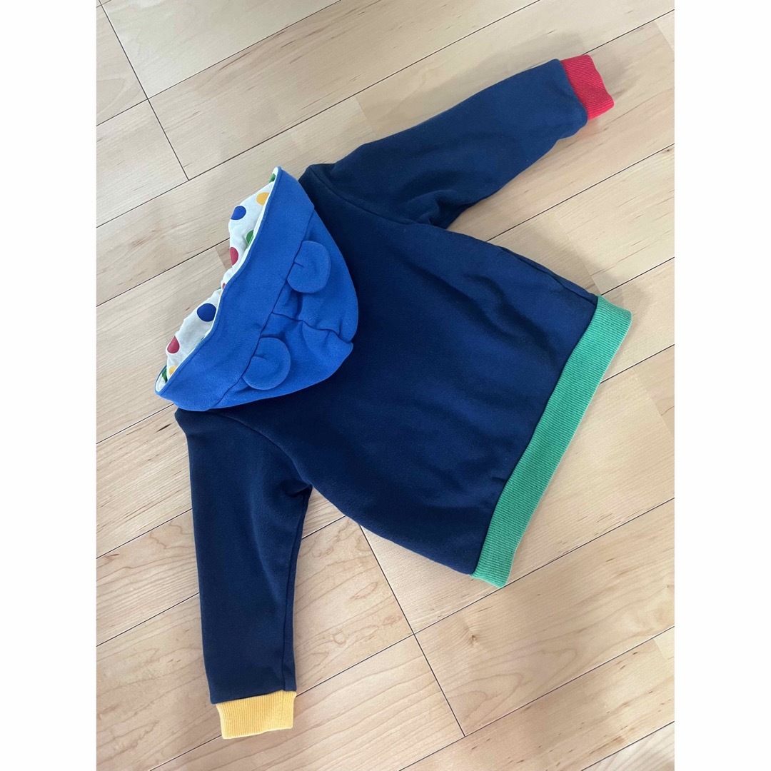 mikihouse(ミキハウス)のミキハウス パーカー  90cm キッズ/ベビー/マタニティのキッズ服男の子用(90cm~)(Tシャツ/カットソー)の商品写真