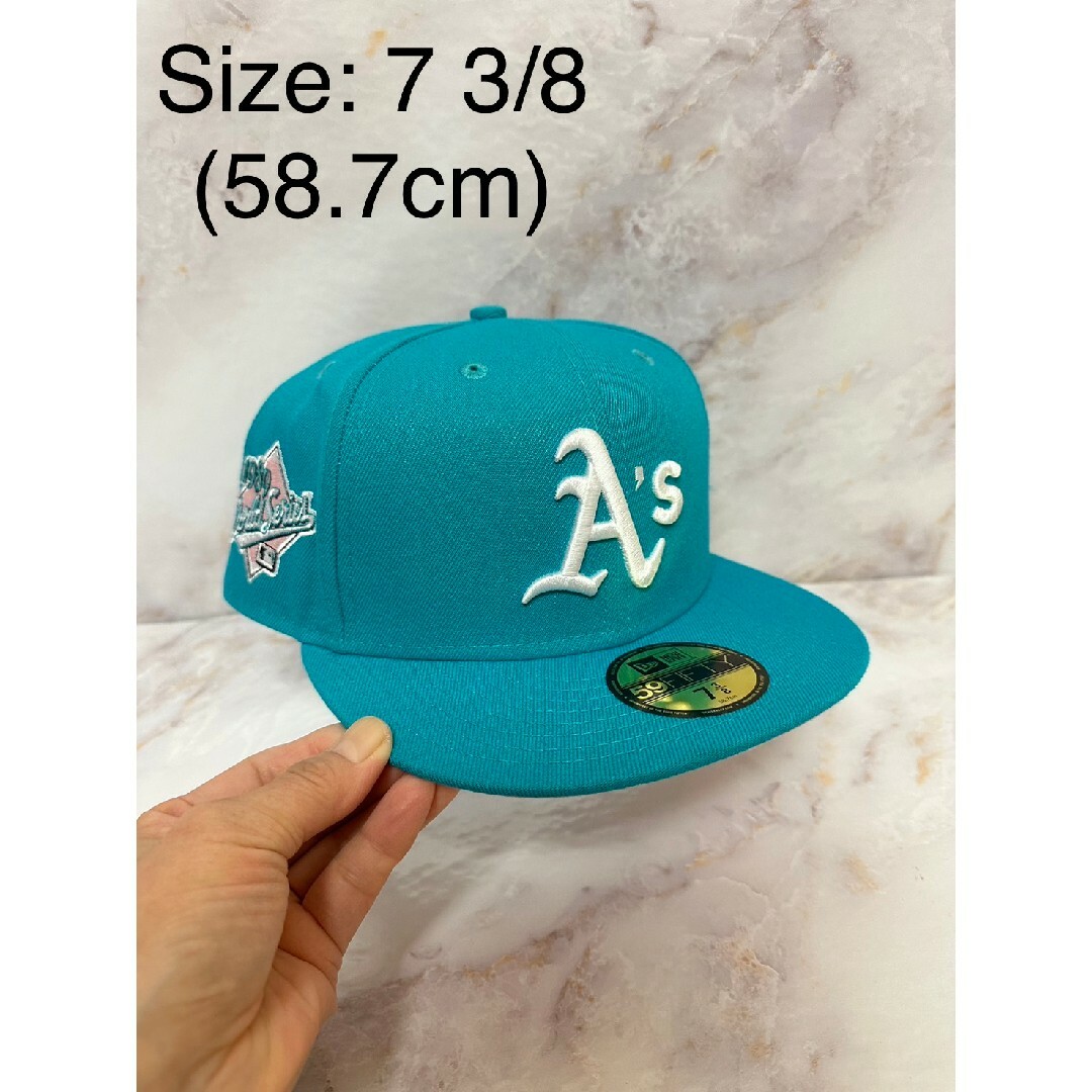 NEW ERA(ニューエラー)のNewera 59fifty オークランドアスレチックス ワールドシリーズ メンズの帽子(キャップ)の商品写真