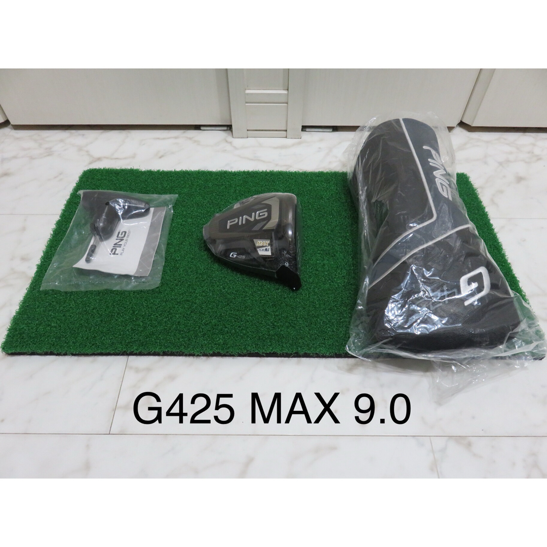 新品 9.0° ピン PING G425 MAX ヘッド＋付属品 ドライバー-