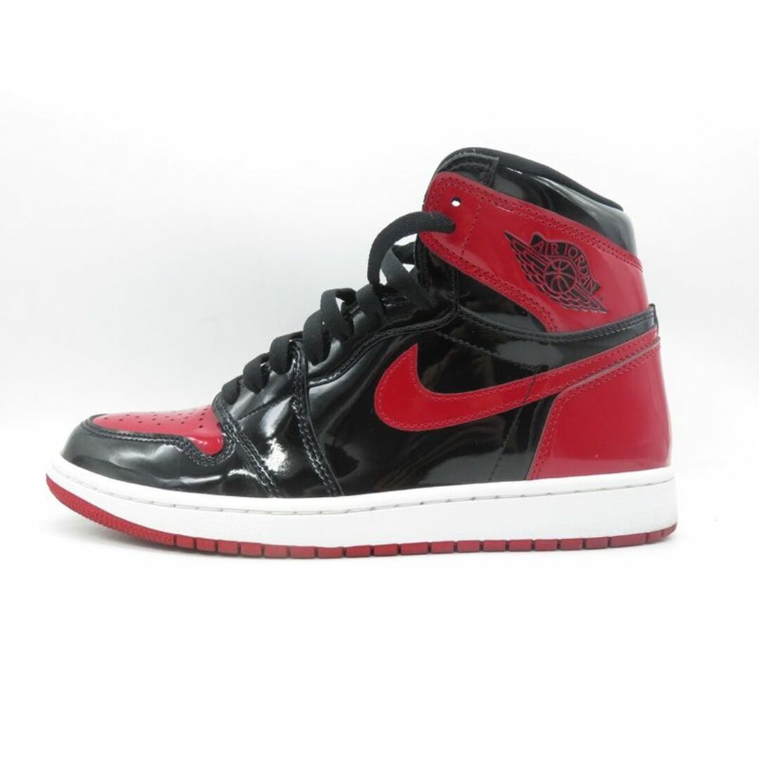 NIKE 2021 AIR JORDAN1 RETRO HIGH OG PATENT BRED