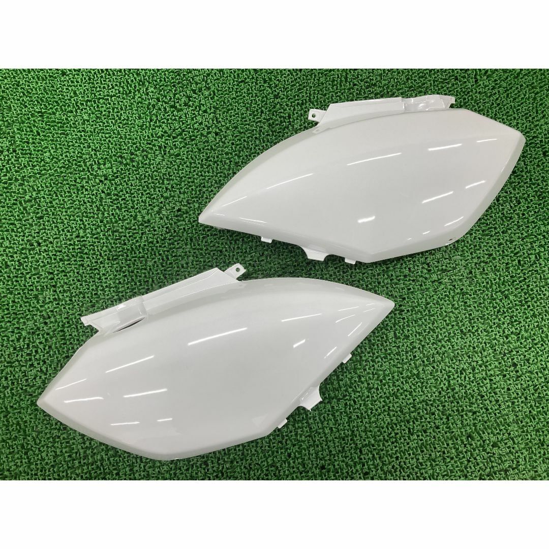 ビーウィズ50 フロントカウル パール 社外 バイク 部品 SA44J BW’S50 フロントカバー ノーマルタイプ コンディション良好 割れ欠け無し:22307022