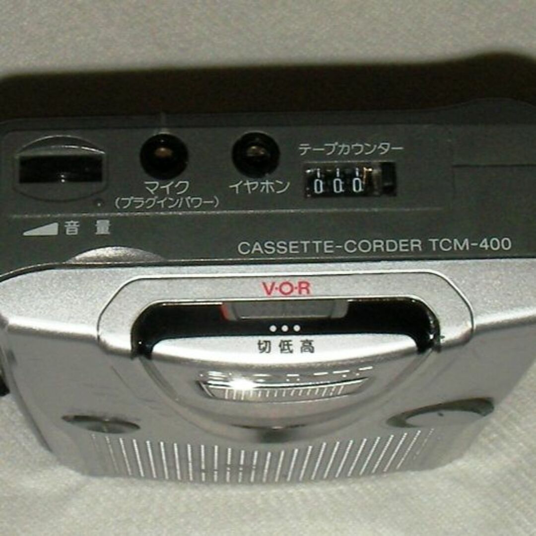 良品:Sony TCM-400 ソニー カセットテープレコーダー、おまけ付