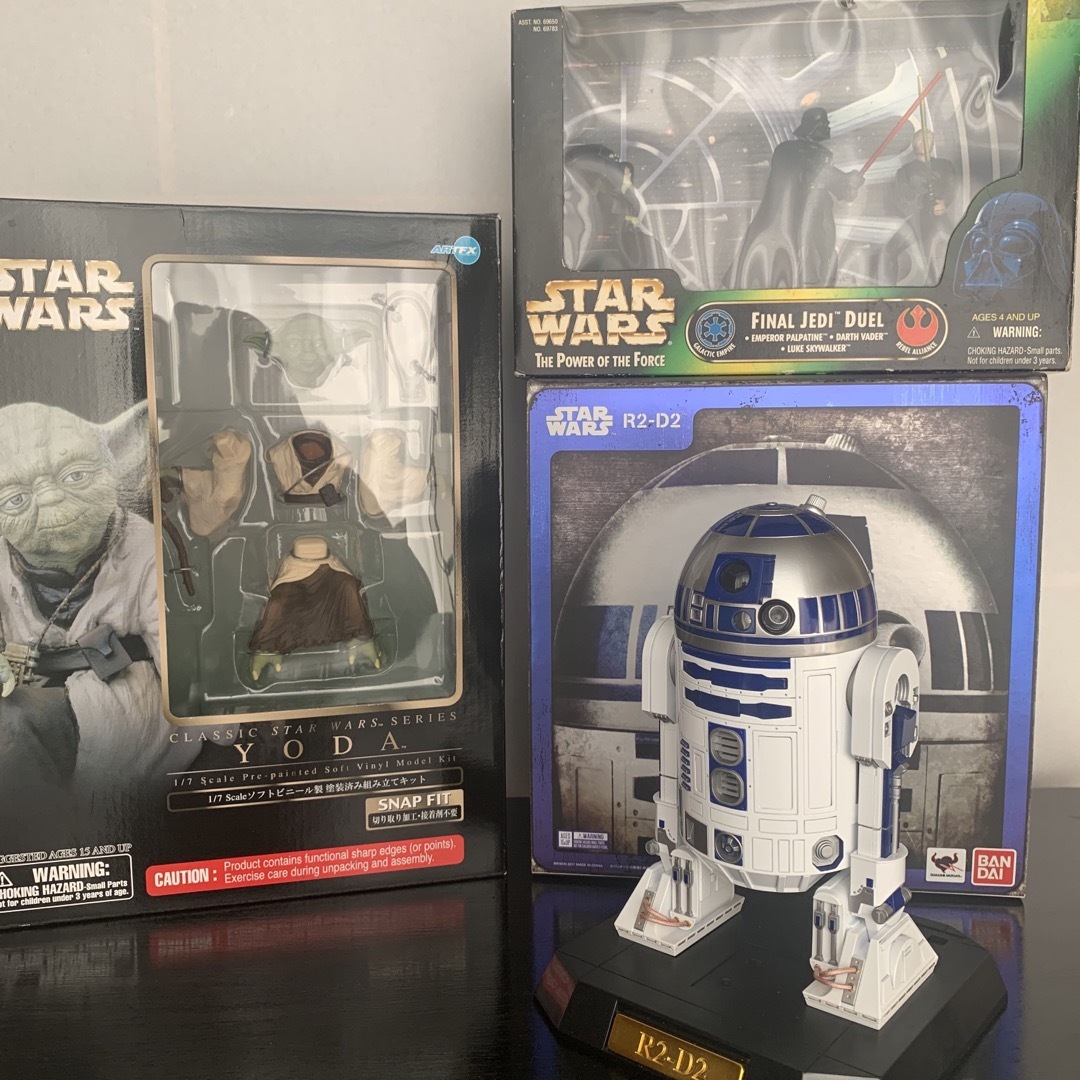 スターウォーズ　r2d2 ヨーダ　ジェダイの帰還　フィギュア　3点　まとめ売り