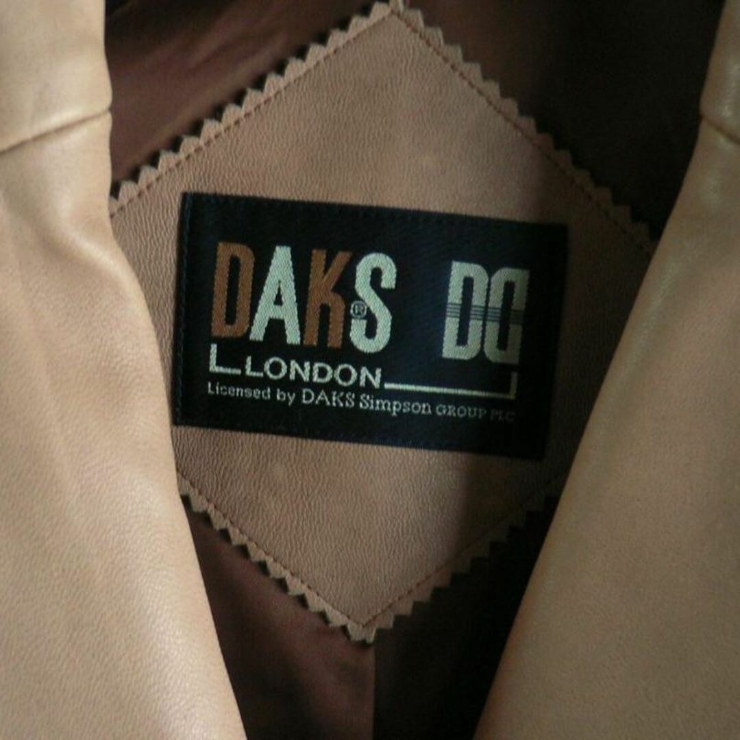 DAKS(ダックス)のDAKS ダックス 11号　羊革　レザージャケット　本革 レディースのジャケット/アウター(テーラードジャケット)の商品写真
