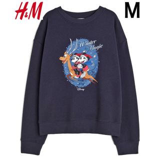 エイチアンドエム(H&M)の新品 H&M × Disney ミッキーマウス スウェット ディズニー M(トレーナー/スウェット)