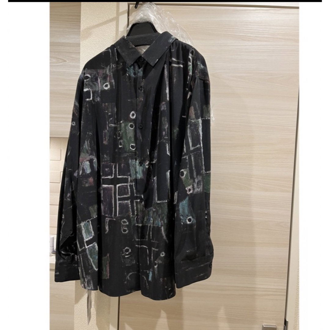 LAD MUSICIAN - BACK-FRONT SHIRT 44サイズ Green 新品の通販 by t