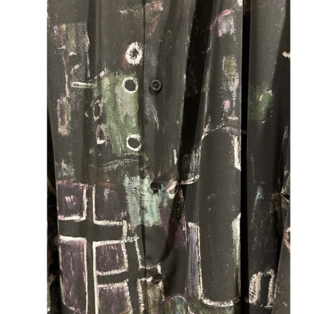 LAD MUSICIAN - BACK-FRONT SHIRT 44サイズ Green 新品の通販 by t