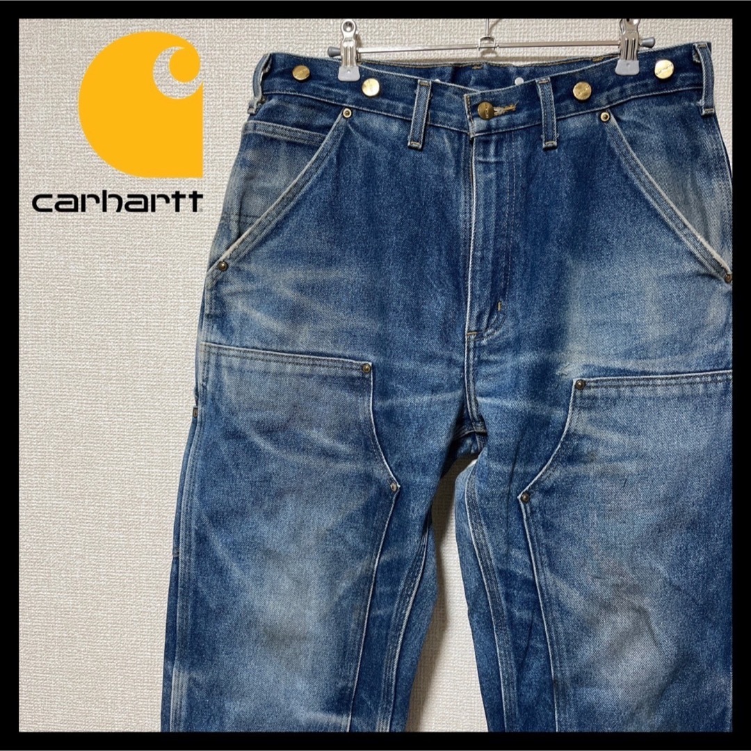 スペシャル】鬼ヒゲ Carhartt カーハート ダブルニー 32×32-