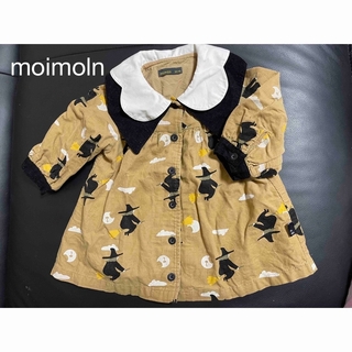 モイモルン(moimoln)の【美品】モイモルン　moimoln 魔女　ウィッチ柄　ハロウィン　サイズ80(ワンピース)