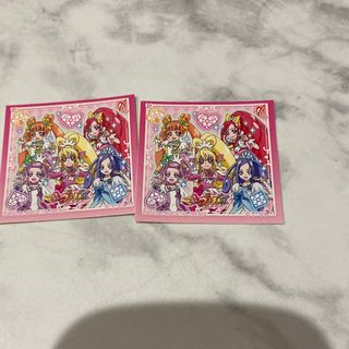 ドキドキプリキュア  パン　シール　プリキュア  オールスター　映画　ステッカー(キャラクターグッズ)