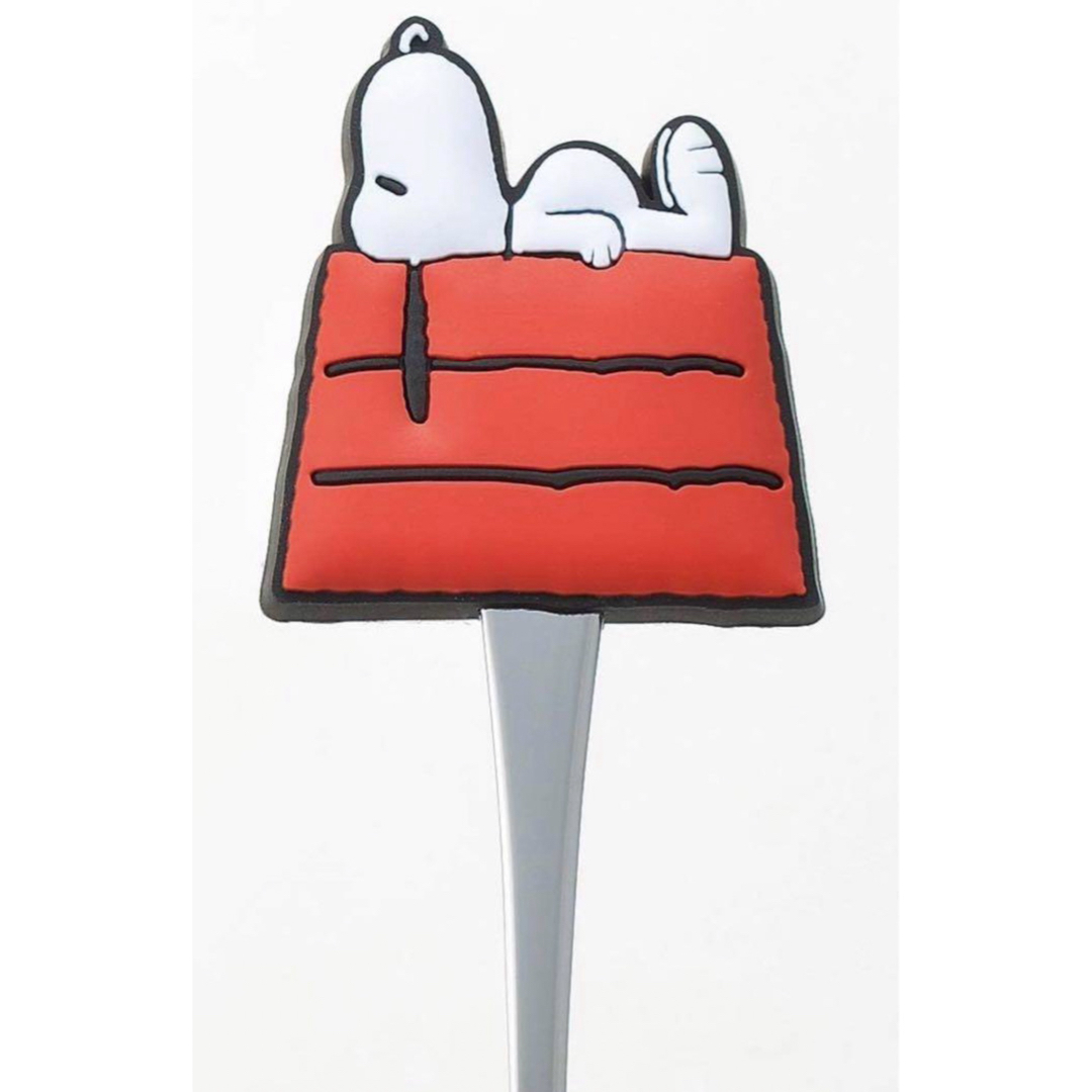 SNOOPY(スヌーピー)の【新品】スヌーピー ダイカットスプーン & フォーク 4pcセット (ハウス) インテリア/住まい/日用品のキッチン/食器(カトラリー/箸)の商品写真