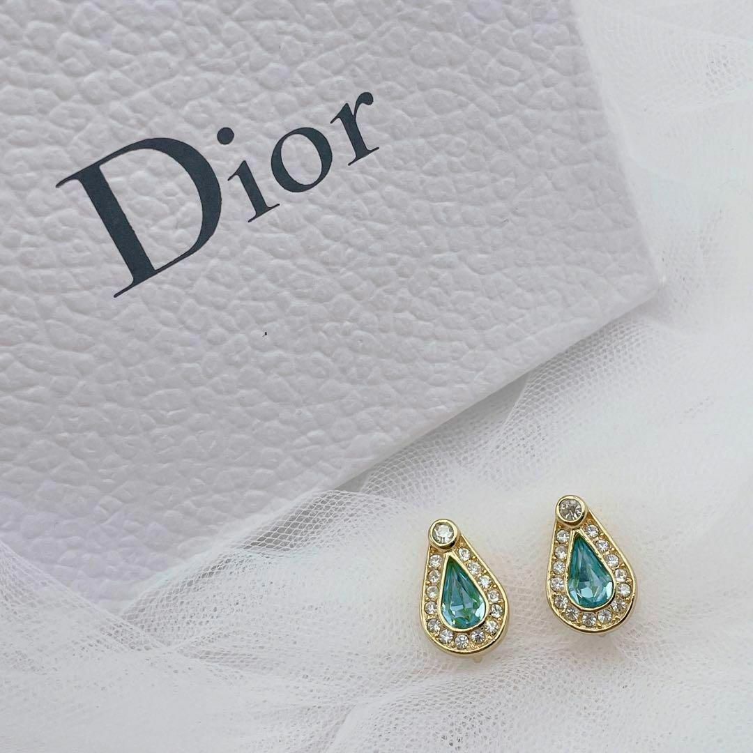 Christian Dior - ✨極美品✨Dior カラーストーン イヤリング ゴールド