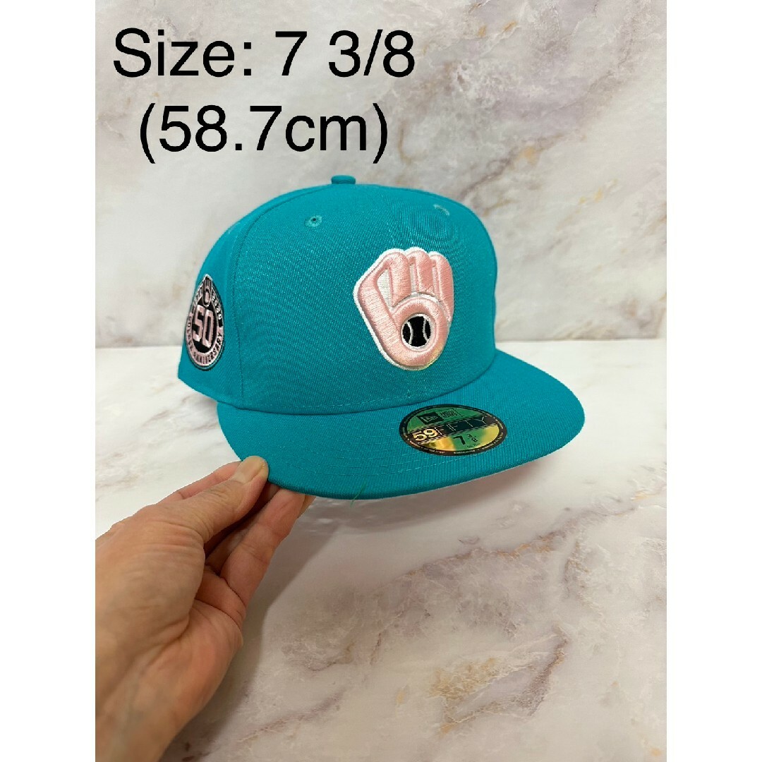 NEW ERA(ニューエラー)のNewera 59fifty ミルウォーキーブルワーズ 50thアニバーサリー メンズの帽子(キャップ)の商品写真