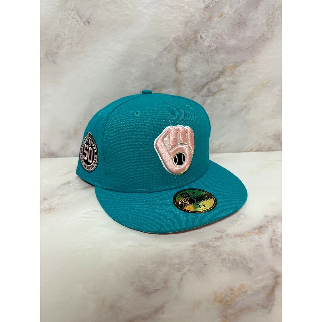 NEW ERA(ニューエラー)のNewera 59fifty ミルウォーキーブルワーズ 50thアニバーサリー メンズの帽子(キャップ)の商品写真