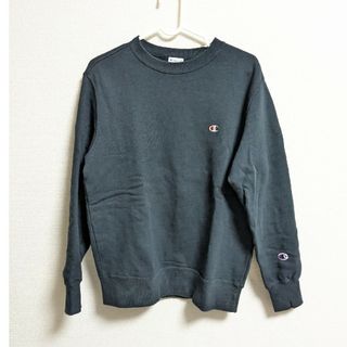 チャンピオン(Champion)のChampion　クルーネックトレーナー　ネイビー　美品(スウェット)