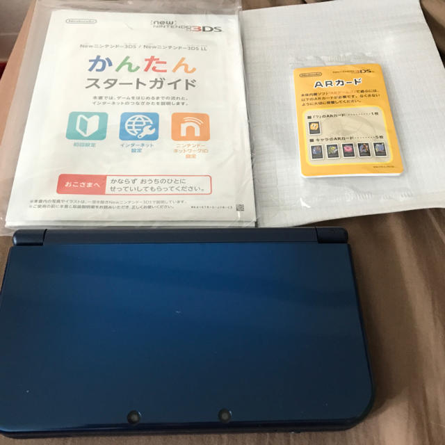 任天堂(ニンテンドウ)の【新古品】NINTENDO3DS LL メタリックブルー エンタメ/ホビーのゲームソフト/ゲーム機本体(携帯用ゲーム機本体)の商品写真