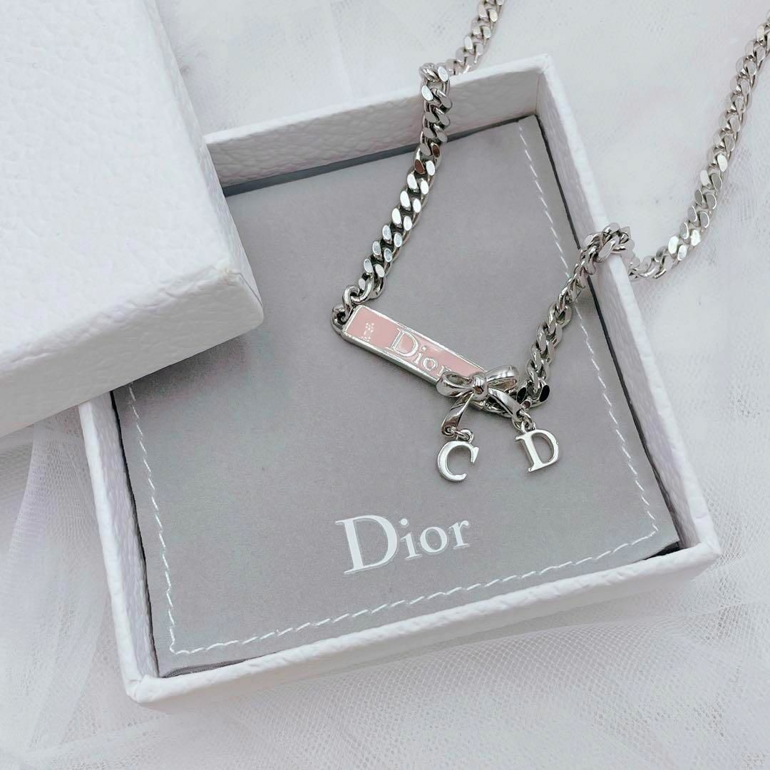 未使用‼️Christian Dior プレート ネックレス❤️