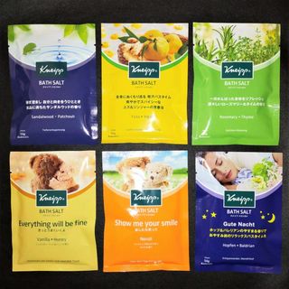 クナイプ(Kneipp)のクナイプ バスソルト 6袋 6種類 入浴剤(入浴剤/バスソルト)