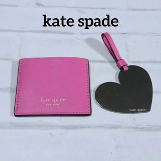 ケイトスペードニューヨーク(kate spade new york)の【匿名配送】ケイトスペード しおり シルバー タグ ハート ピンク(その他)